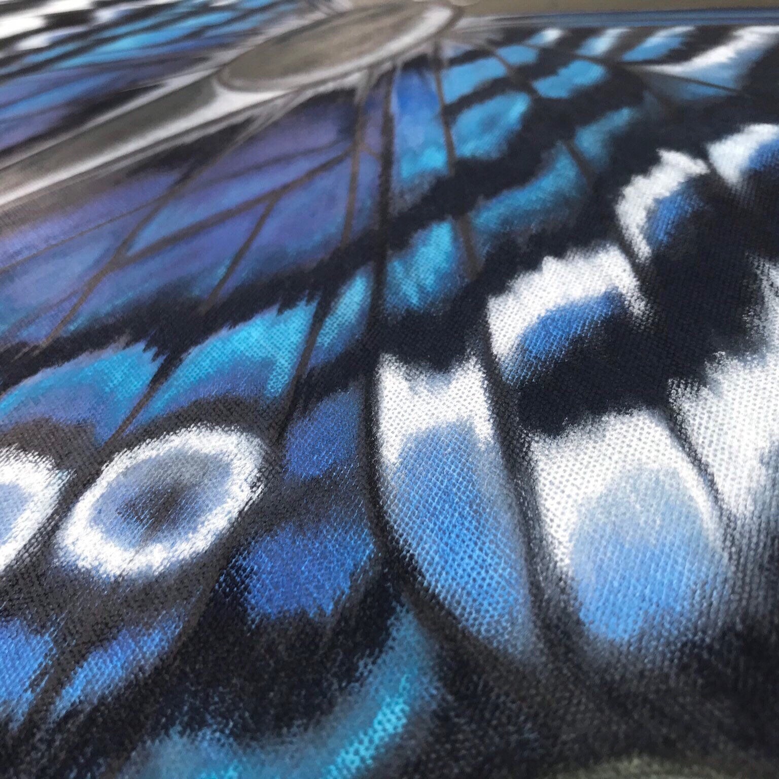 Mixed media butterfly wall art decor on canvas uk
