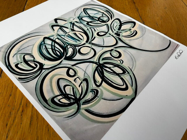 Autumnal wall decor art print.