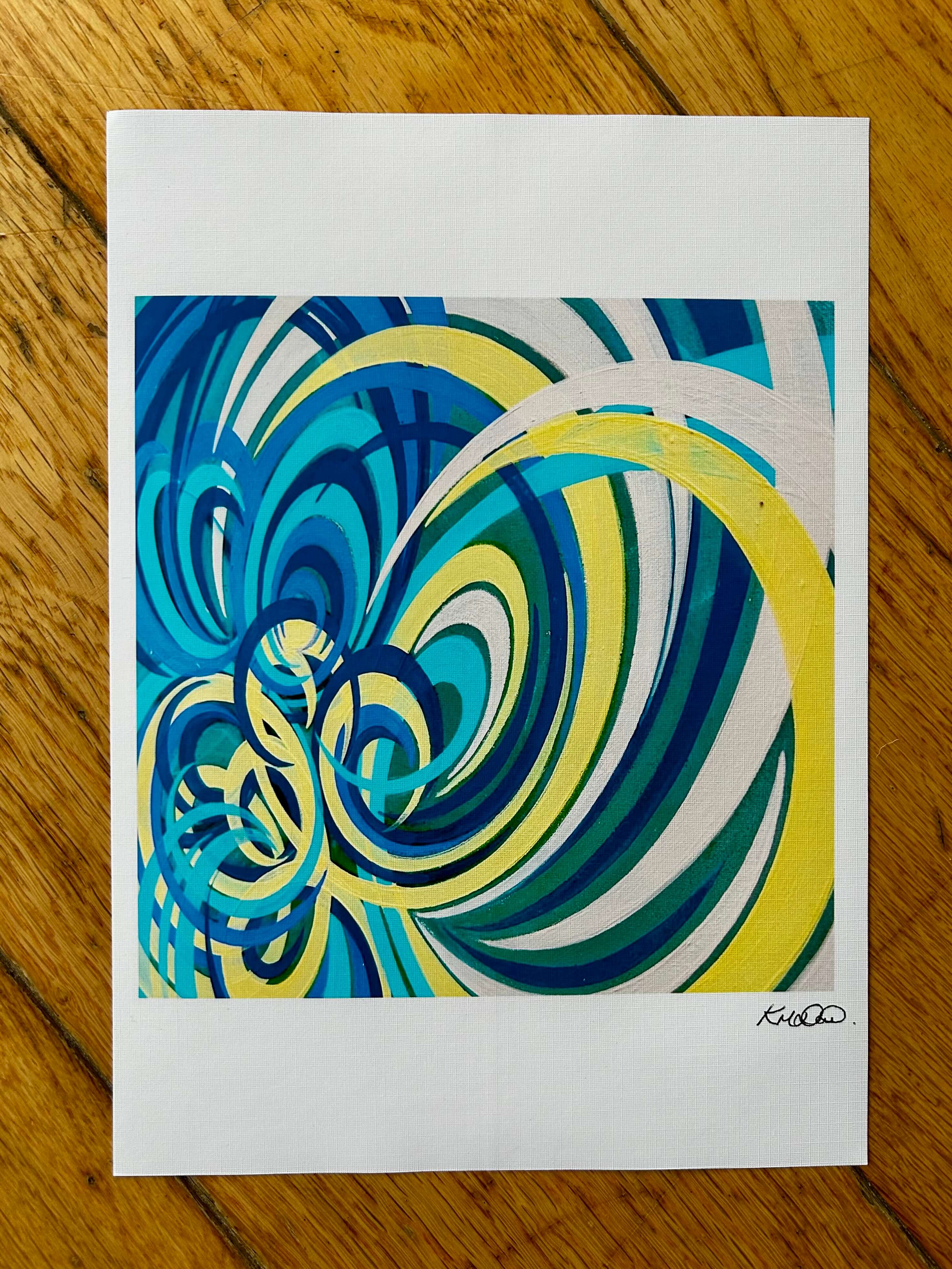 Abstract artwork. Affordable wall art.
