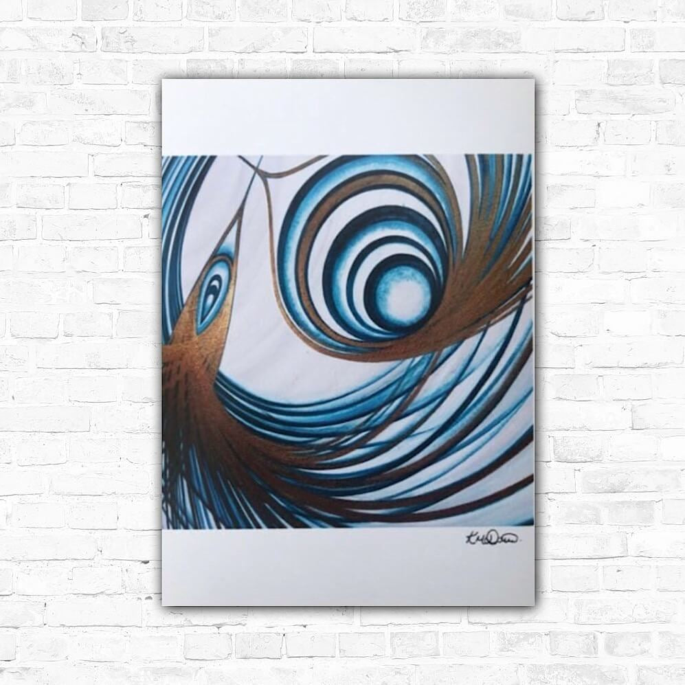 Gold artwork. Online artwork