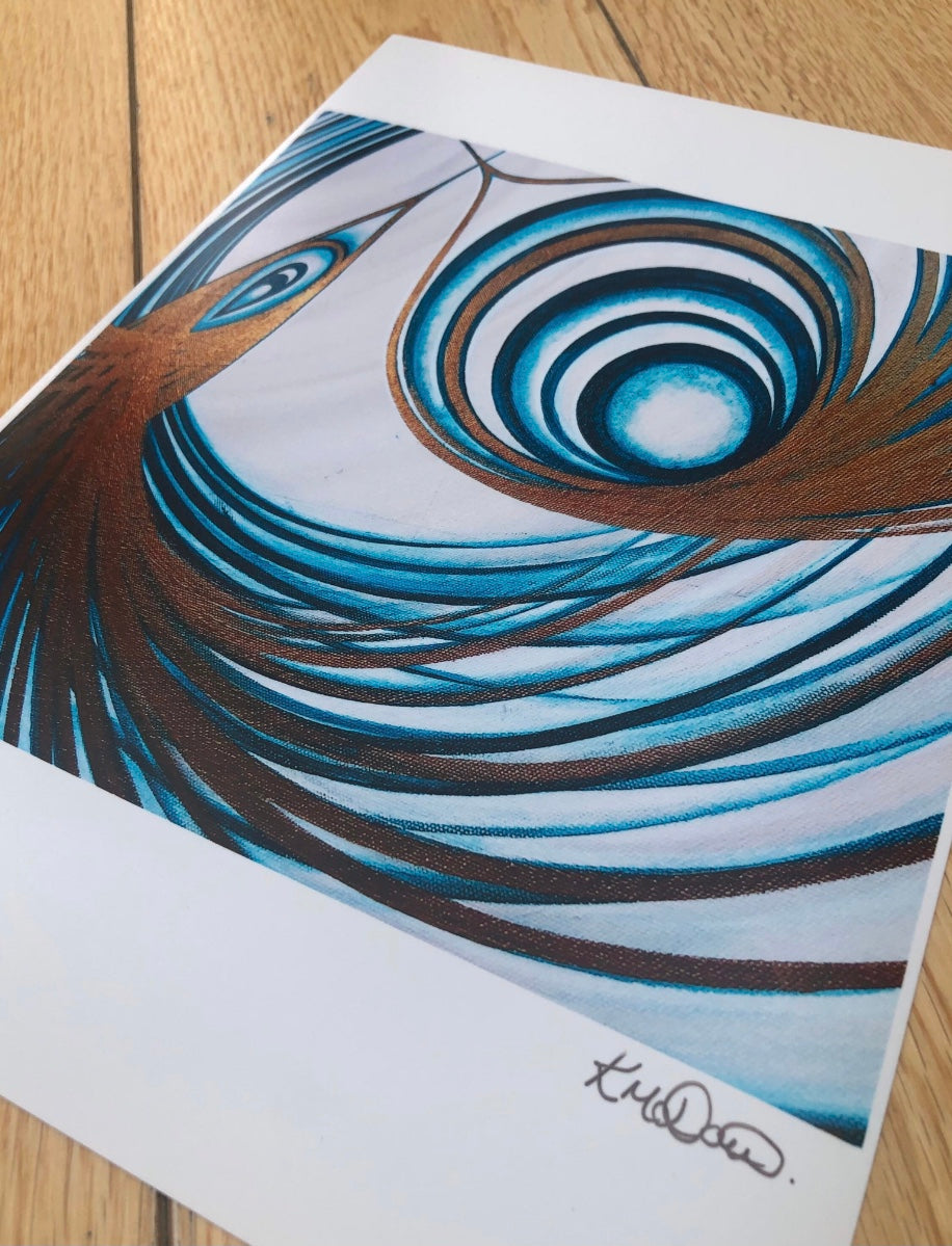 Gold artwork. Modern art print.