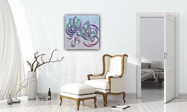 modern flower paintings on canvas