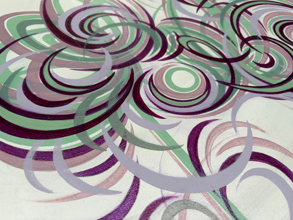 Modern Flower Wall Art - Abstract Bloom 4