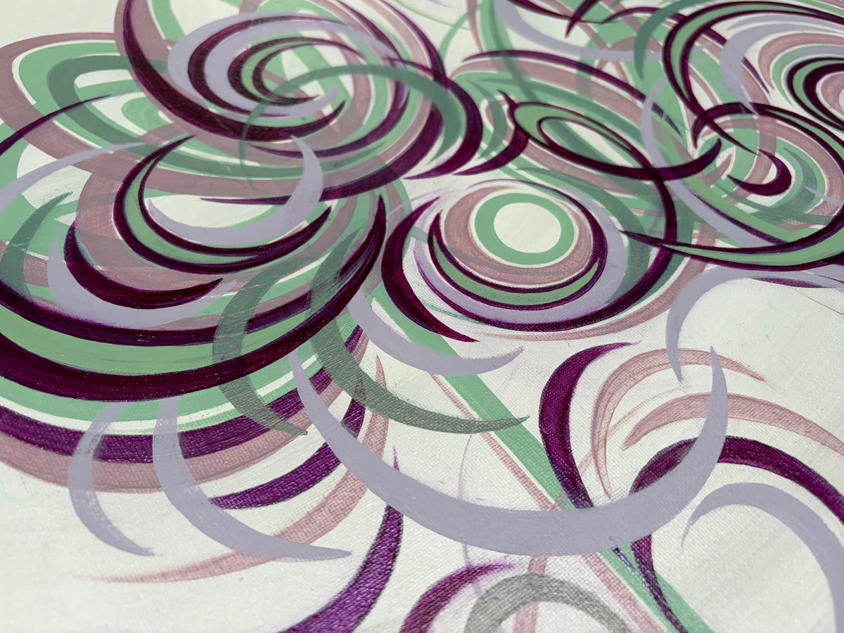 Modern Flower Wall Art - Abstract Bloom 4