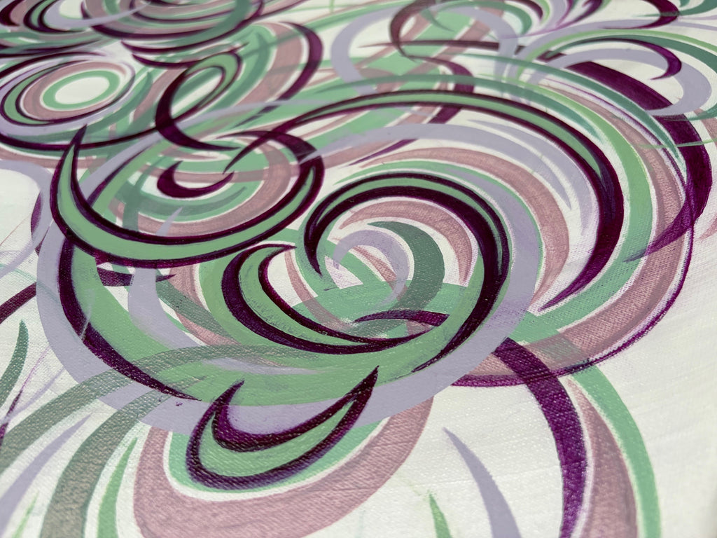 Modern Flower Wall Art - Abstract Bloom 4