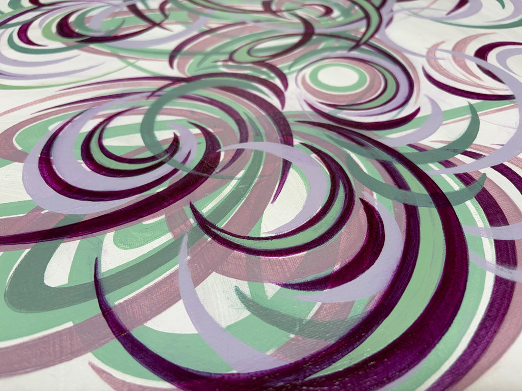 Modern Flower Wall Art - Abstract Bloom 4