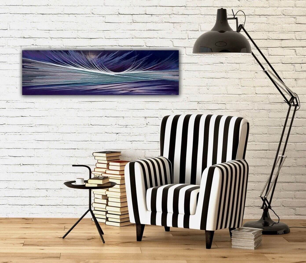 Original purple landscape canvas abstract 