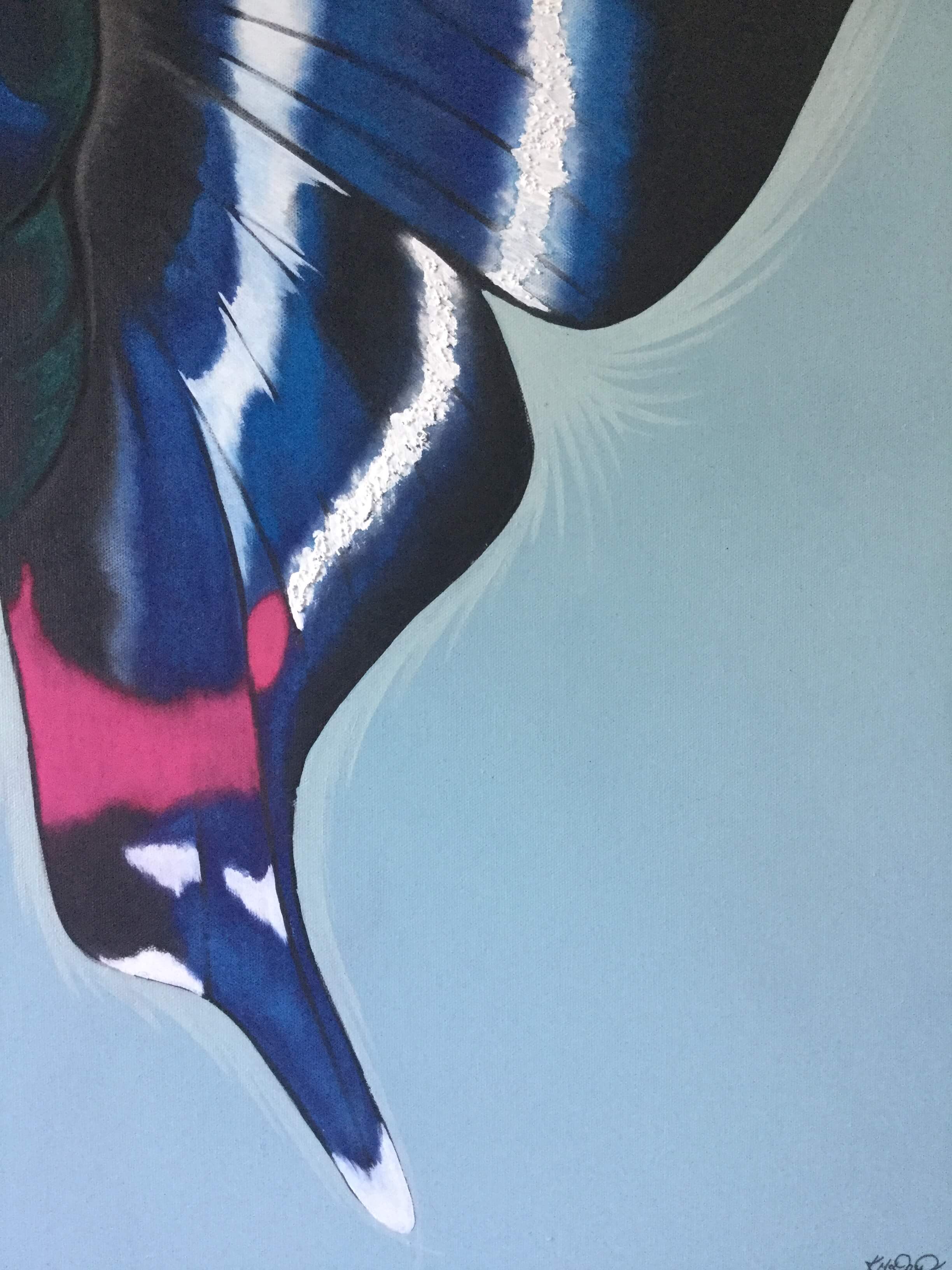Modern butterfly wall art decor