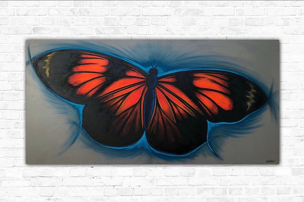 Butterfly painting.