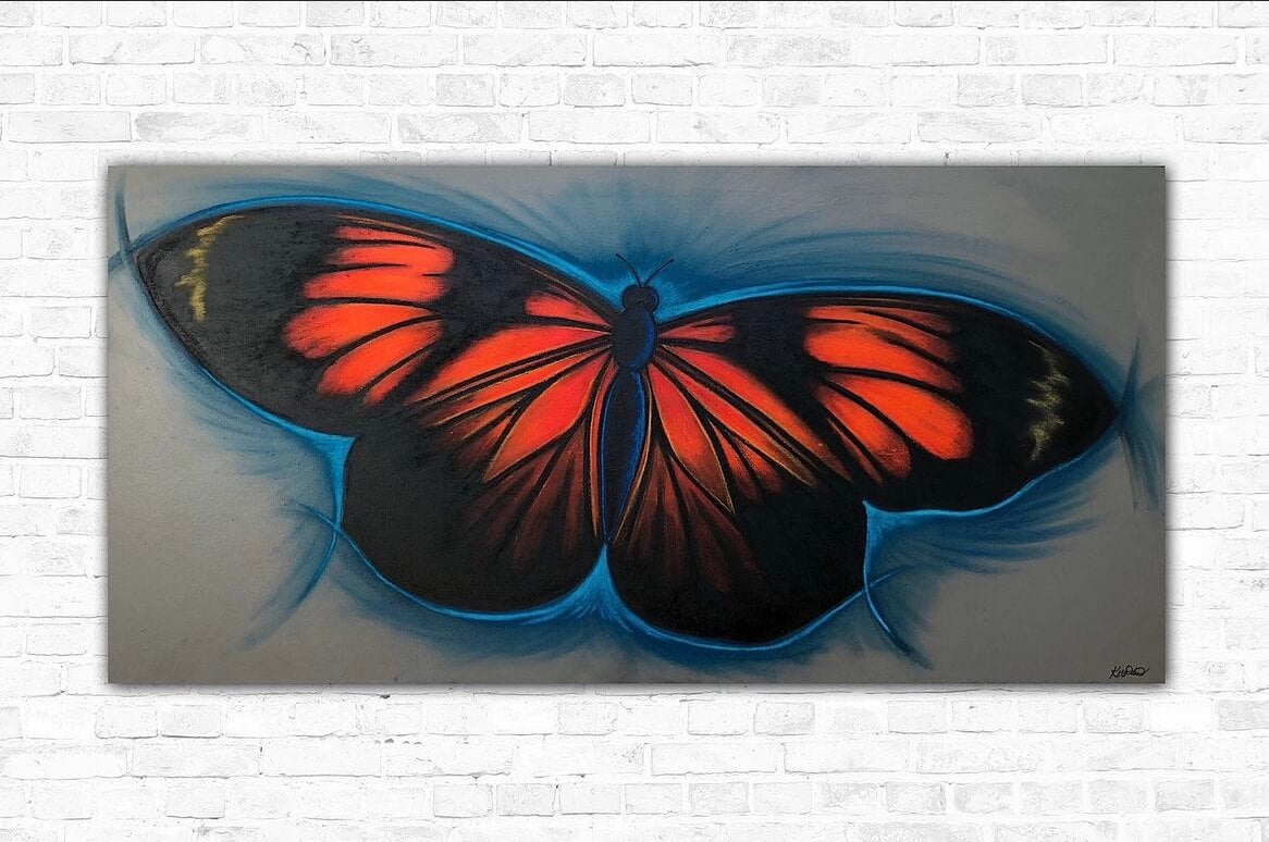 Butterfly painting.