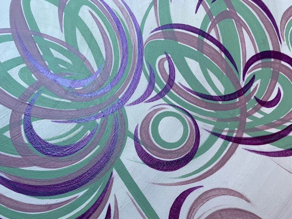 unique modern flower paintings