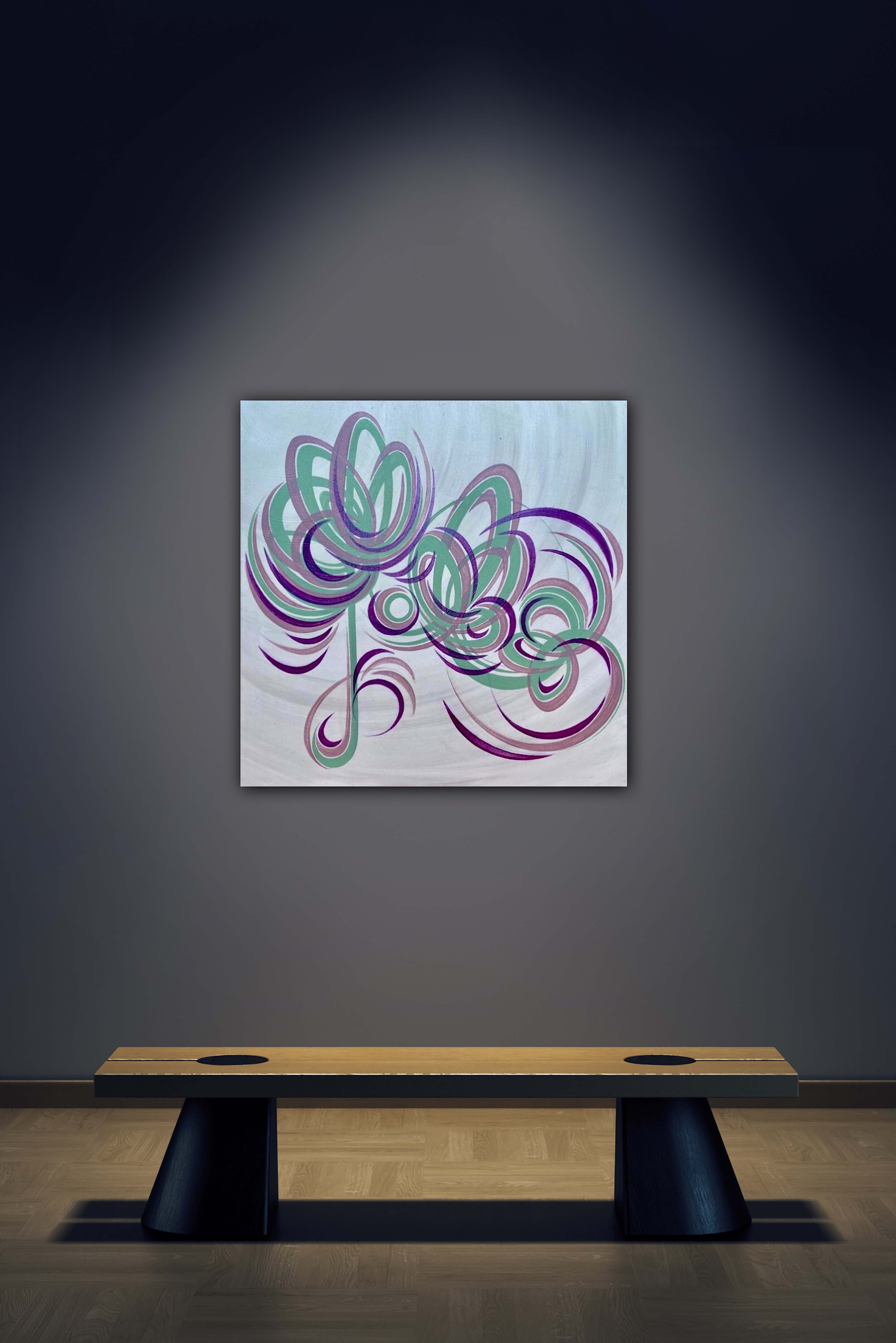 original modern flower paintings