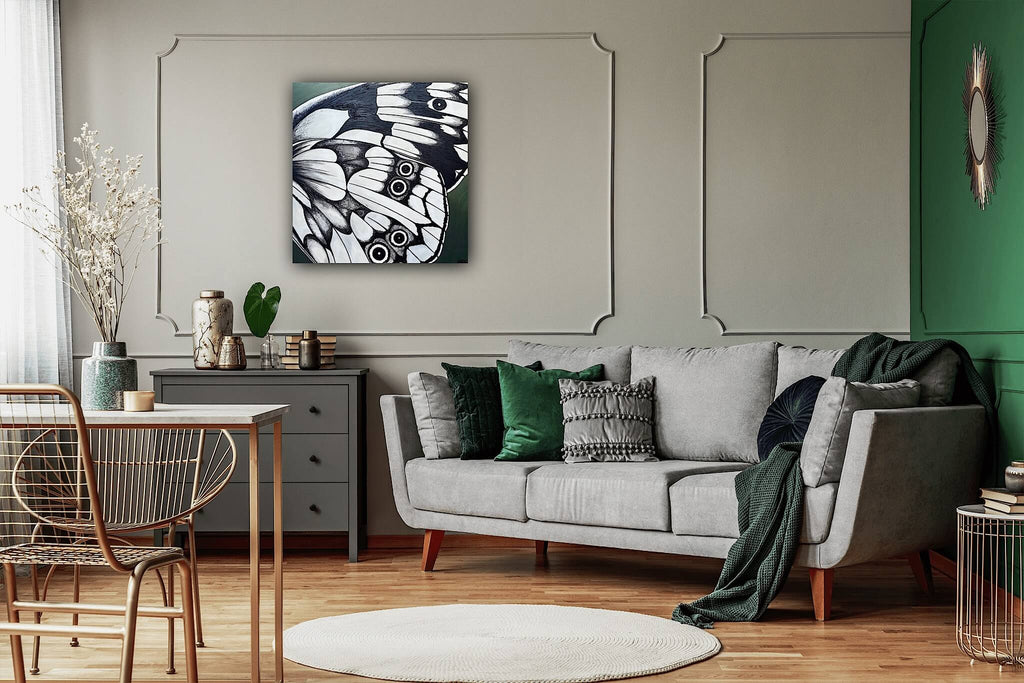 Large canvas butterfly wall art uk