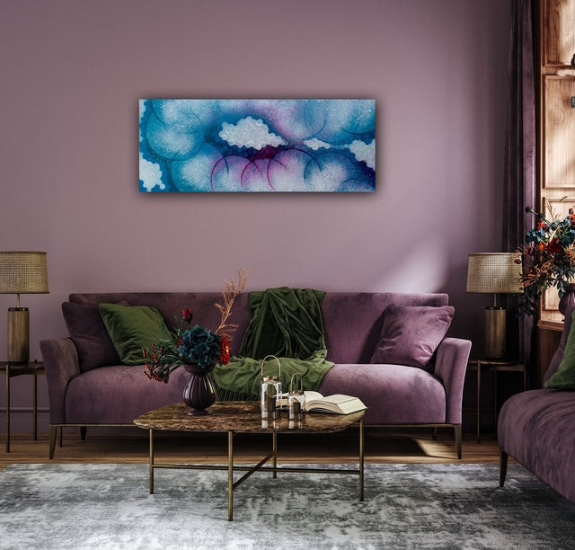 Textured Mixed media textured wall art canvas painting