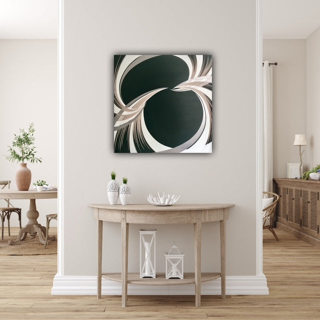 Hand painted unique large contemporary wall art painting made in Hampshire, uk.