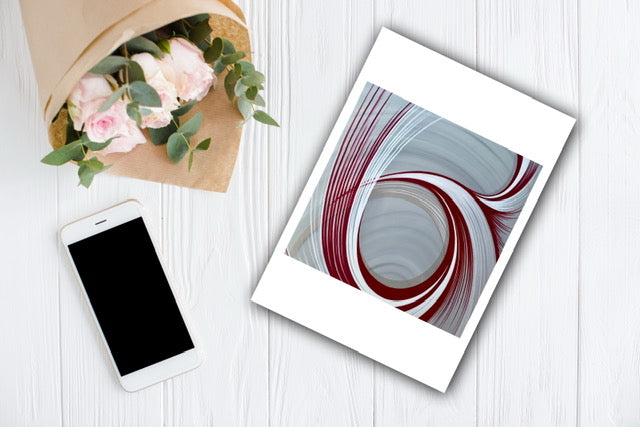 Abstract wall art for kitchen walls available as an A4 or A3 paper art print.