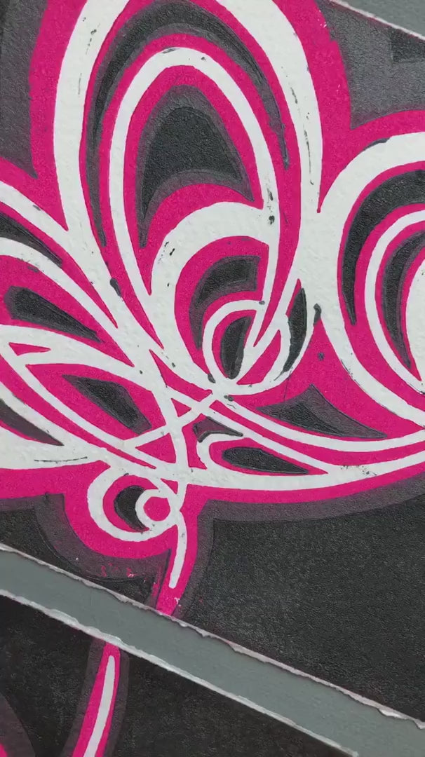 Blossom II - Abstract artwork - Unique original flower art
